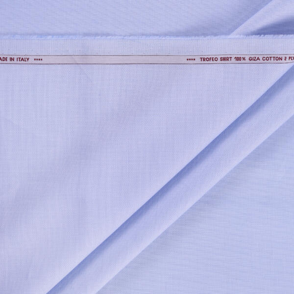 Zegna powder blue 100% giza cotton